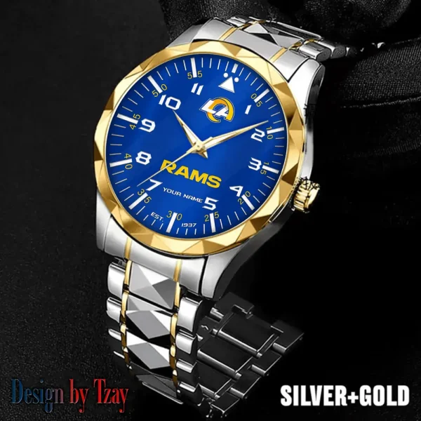 Los Angeles Rams Luxury Diamond Men Wristwatch Trending 2025 SPTDMW019