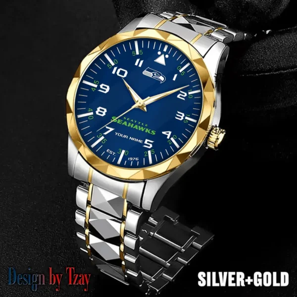 Seattle Seahawks Luxury Diamond Men Wristwatch Trending 2025 SPTDMW029