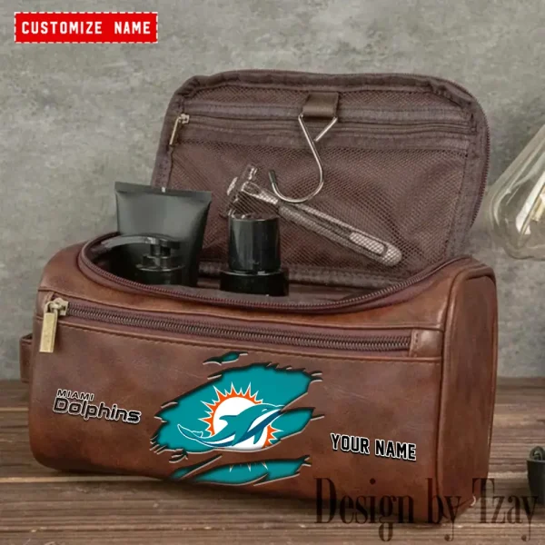 Miami Dolphins NFL Multi Pockets Travel Bag Trending 2025 SPTLCB058 - Image 2