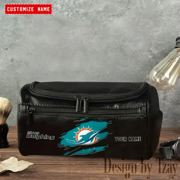 Miami Dolphins NFL Multi Pockets Travel Bag Trending 2025 SPTLCB058 - Image 3