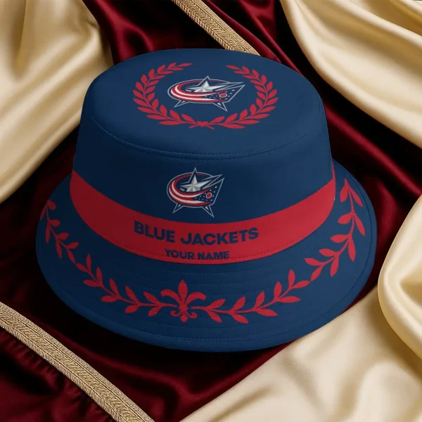 Columbus Blue Jackets NHL New Style Bucket Hat - Image 2