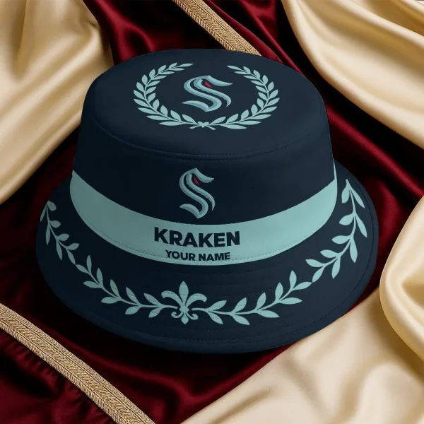 Seattle Kraken NHL New Style Bucket Hat - Image 2