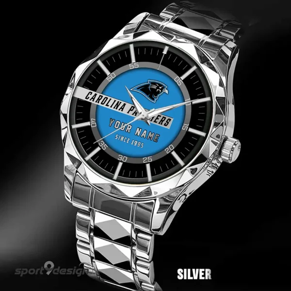 Carolina Panthers Luxury Diamond Men Wristwatch Trending 2025 SPTDMW037 - Image 4