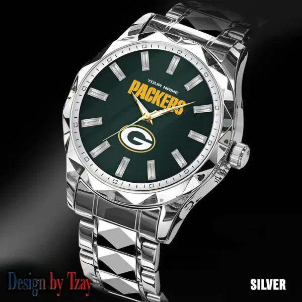 Green Bay Packers Luxury Diamond Men Wristwatch Trending 2025 SPTDMW077 - Image 2