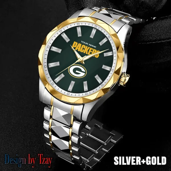 Green Bay Packers Luxury Diamond Men Wristwatch Trending 2025 SPTDMW077