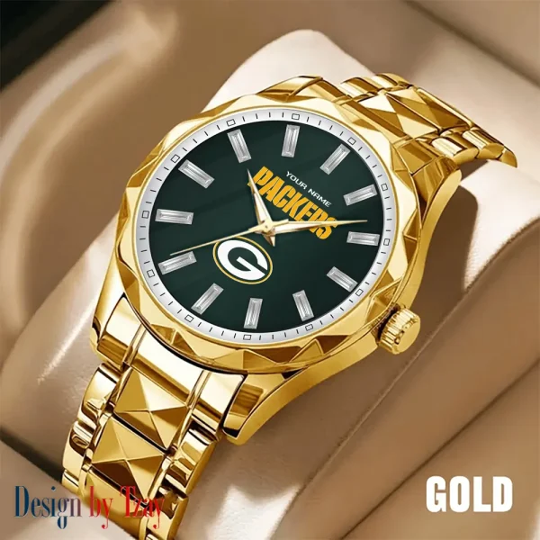 Green Bay Packers Luxury Diamond Men Wristwatch Trending 2025 SPTDMW077 - Image 3