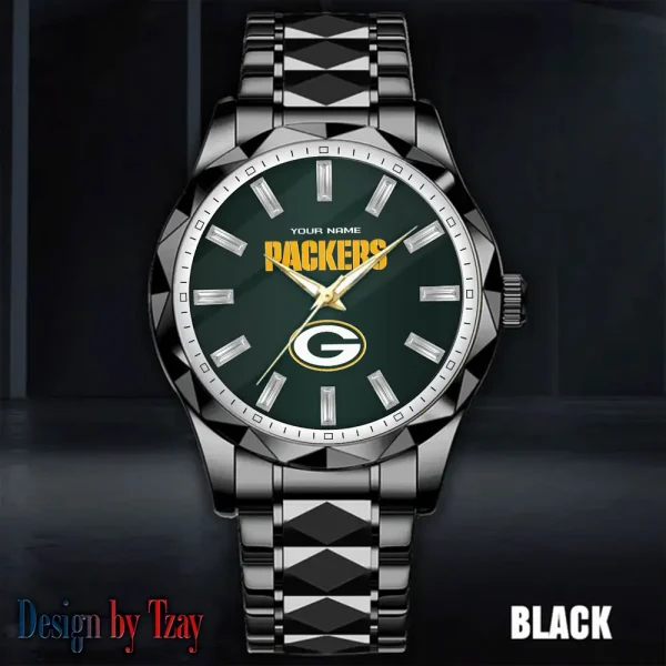 Green Bay Packers Luxury Diamond Men Wristwatch Trending 2025 SPTDMW077 - Image 4