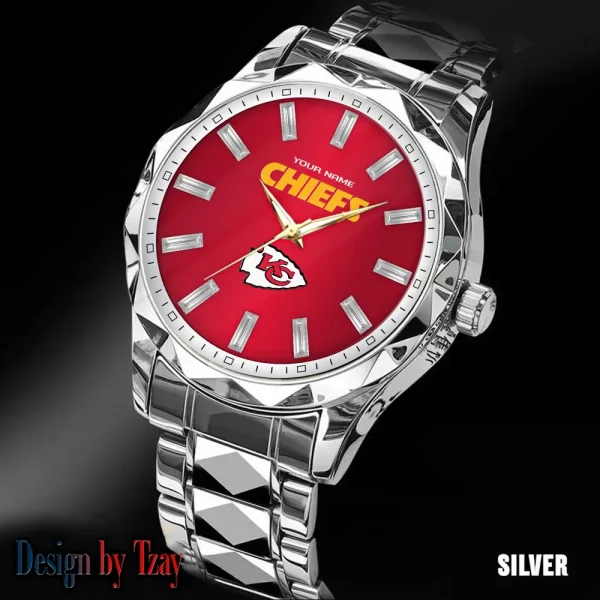 Kansas City Chiefs Luxury Diamond Men Wristwatch Trending 2025 SPTDMW081 - Image 2