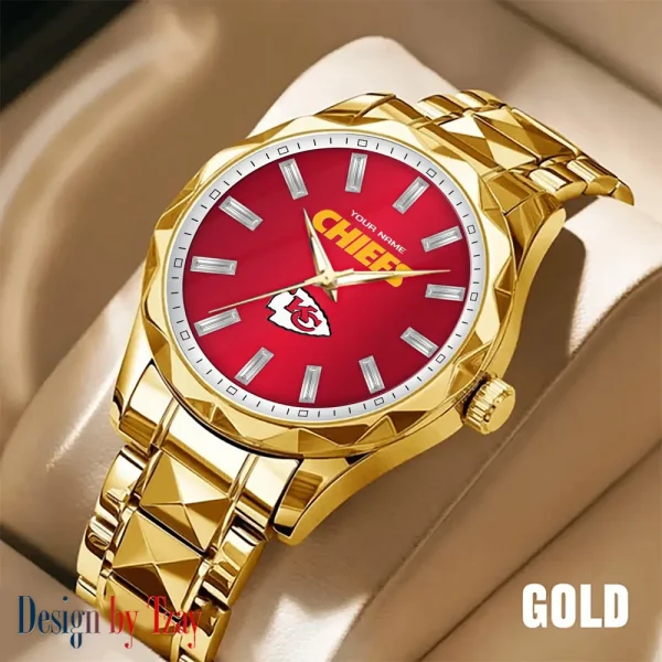 Kansas City Chiefs Luxury Diamond Men Wristwatch Trending 2025 SPTDMW081 - Image 3