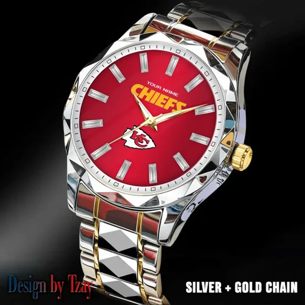Kansas City Chiefs Luxury Diamond Men Wristwatch Trending 2025 SPTDMW081 - Image 4