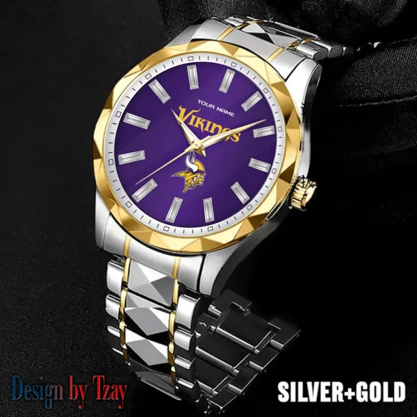 Minnesota Vikings Luxury Diamond Men Wristwatch Trending 2025 SPTDMW086