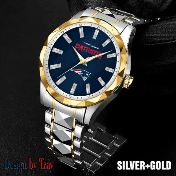 New England Patriots Luxury Diamond Men Wristwatch Trending 2025 SPTDMW087