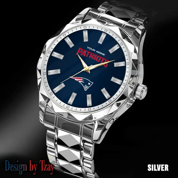New England Patriots Luxury Diamond Men Wristwatch Trending 2025 SPTDMW087 - Image 4