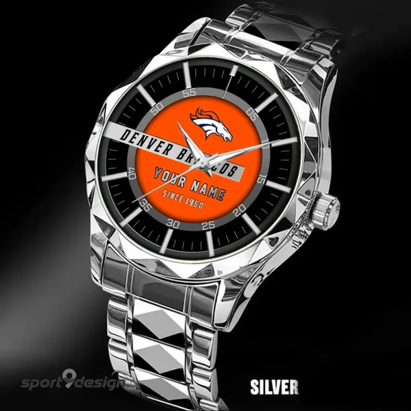 Denver Broncos Luxury Diamond Men Wristwatch Trending 2025 SPTDMW042 - Image 2