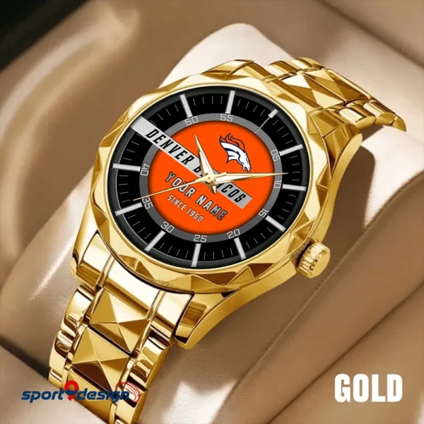 Denver Broncos Luxury Diamond Men Wristwatch Trending 2025 SPTDMW042 - Image 4