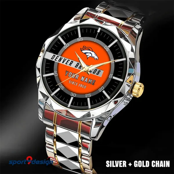 Denver Broncos Luxury Diamond Men Wristwatch Trending 2025 SPTDMW042 - Image 5