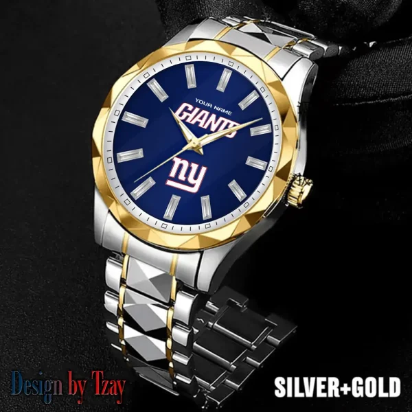 New York Giants Luxury Diamond Men Wristwatch Trending 2025 SPTDMW089