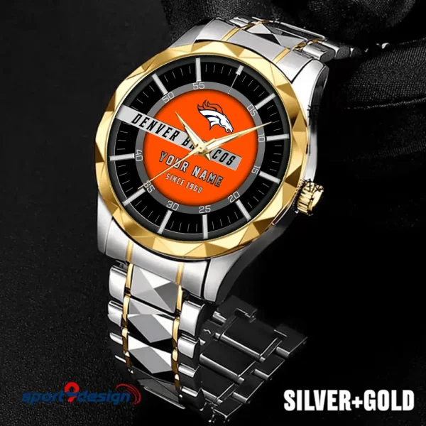 Denver Broncos Luxury Diamond Men Wristwatch Trending 2025 SPTDMW042