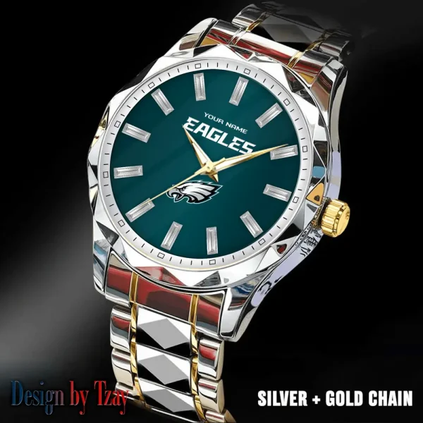Philadelphia Eagles Luxury Diamond Men Wristwatch Trending 2025 SPTDMW091 - Image 3