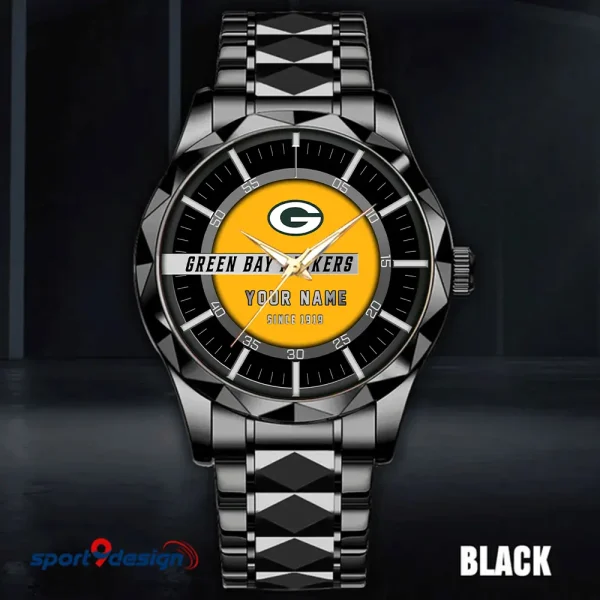 Green Bay Packers Luxury Diamond Men Wristwatch Trending 2025 SPTDMW044 - Image 3
