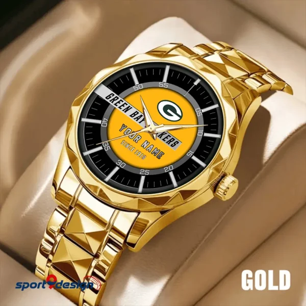 Green Bay Packers Luxury Diamond Men Wristwatch Trending 2025 SPTDMW044 - Image 4