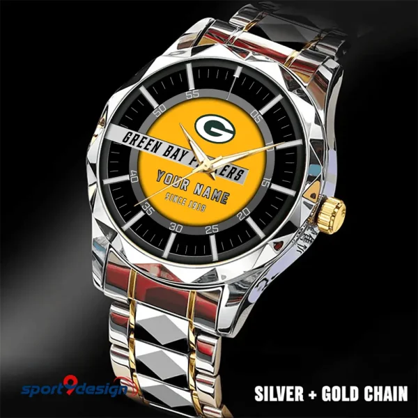Green Bay Packers Luxury Diamond Men Wristwatch Trending 2025 SPTDMW044 - Image 5