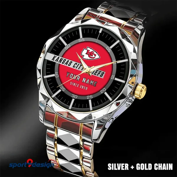 Kansas City Chiefs Luxury Diamond Men Wristwatch Trending 2025 SPTDMW048 - Image 2