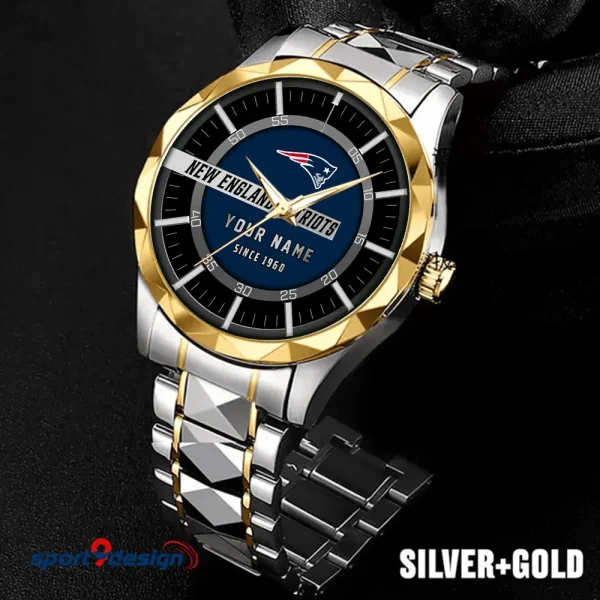 New England Patriots Luxury Diamond Men Wristwatch Trending 2025 SPTDMW054