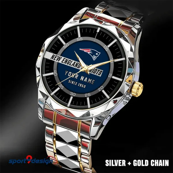 New England Patriots Luxury Diamond Men Wristwatch Trending 2025 SPTDMW054 - Image 2