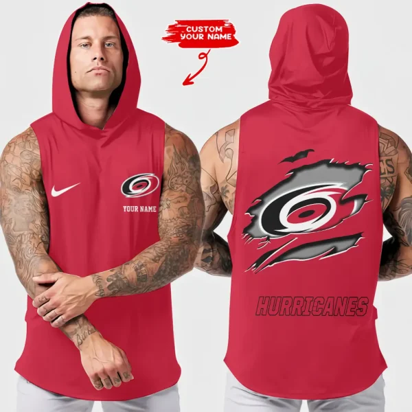 Carolina Hurricanes  NHL Sleeveless Pullover Hoodie Trending 2025 AZHTT124 - Image 2