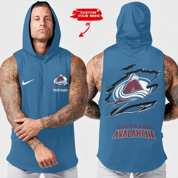 Colorado Avalanche NHL Sleeveless Pullover Hoodie Trending 2025 AZHTT126 - Image 2