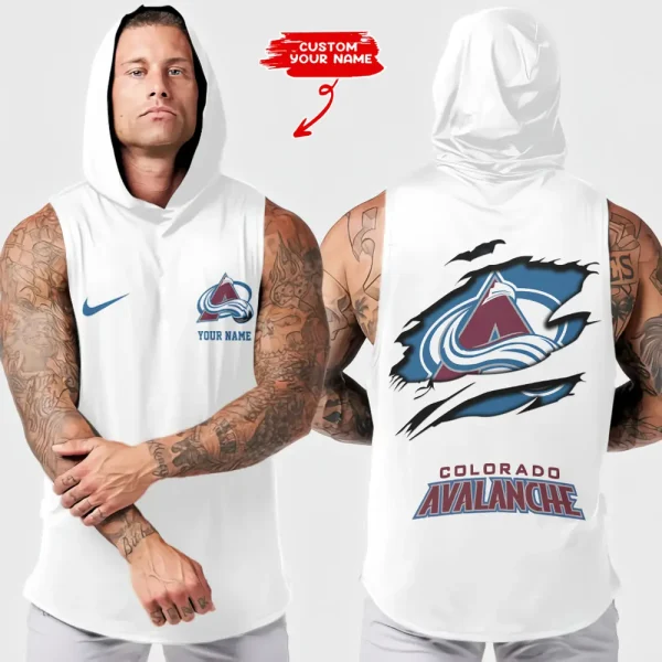 Colorado Avalanche NHL Sleeveless Pullover Hoodie Trending 2025 AZHTT126 - Image 3