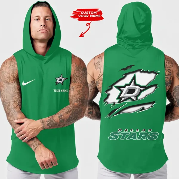 Dallas Stars NHL Sleeveless Pullover Hoodie Trending 2025 AZHTT128 - Image 2