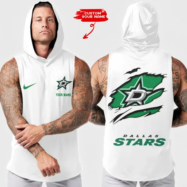 Dallas Stars NHL Sleeveless Pullover Hoodie Trending 2025 AZHTT128 - Image 3