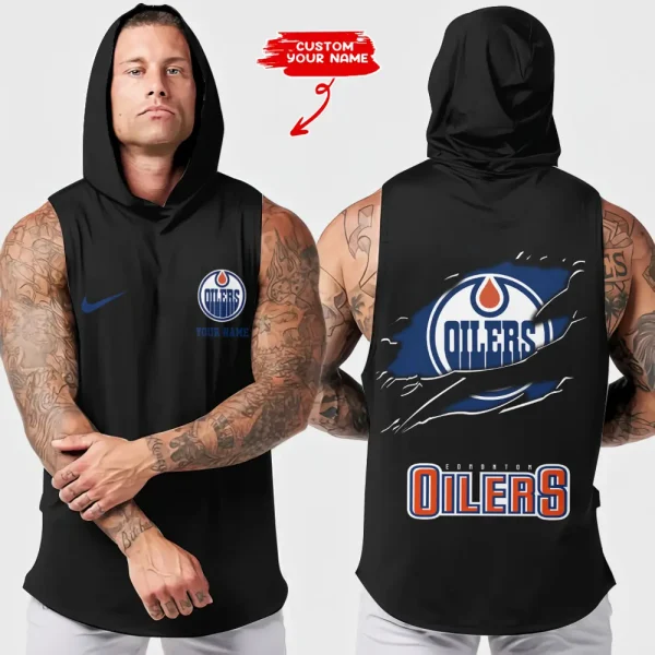 Edmonton Oilers NHL Sleeveless Pullover Hoodie Trending 2025 AZHTT130