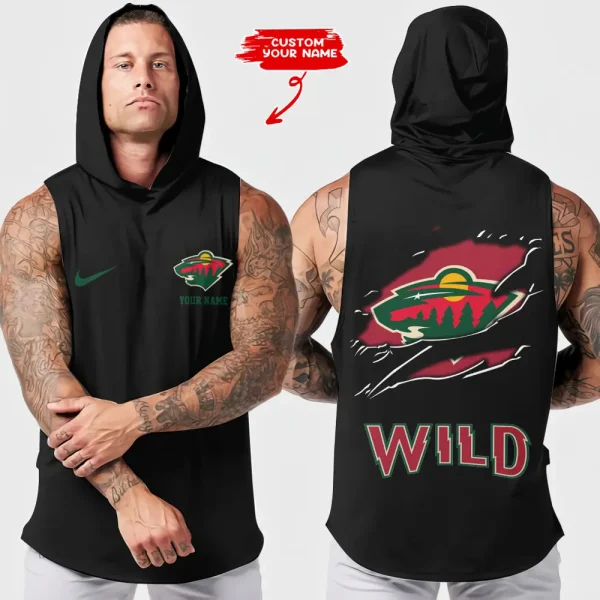 Minnesota Wild NHL Sleeveless Pullover Hoodie Trending 2025 AZHTT133