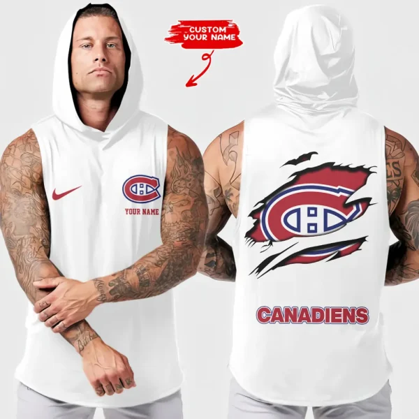 Montréal Canadiens NHL Sleeveless Pullover Hoodie Trending 2025 AZHTT134 - Image 3