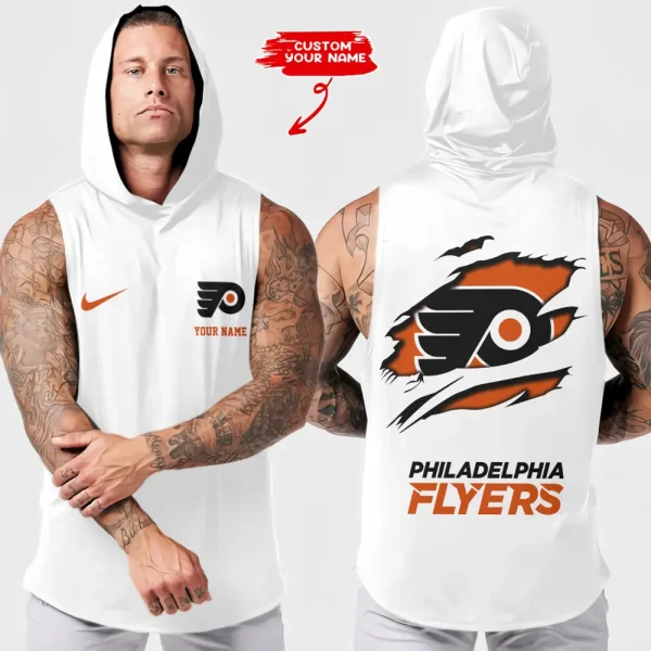 Philadelphia Flyers NHL Sleeveless Pullover Hoodie Trending 2025 AZHTT140 - Image 3
