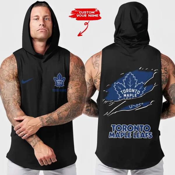 Toronto Maple Leafs NHL Sleeveless Pullover Hoodie Trending 2025 AZHTT144