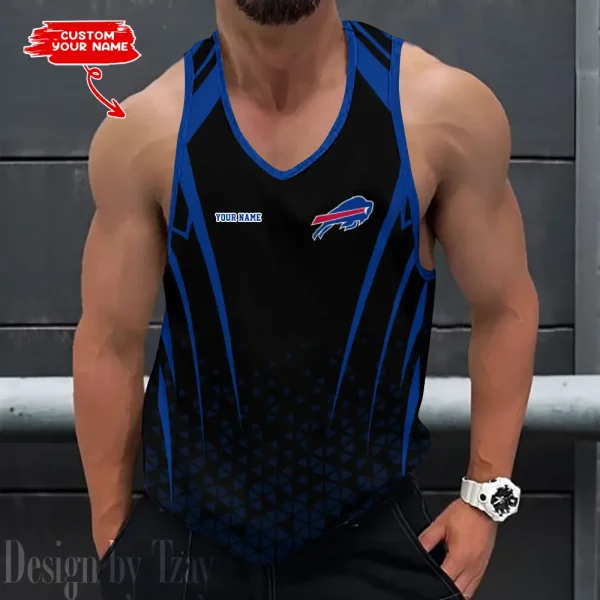 Buffalo Bills 3D Printed Sleeveless Sport Tank Top Shirt New Style 2025 AZTTS126