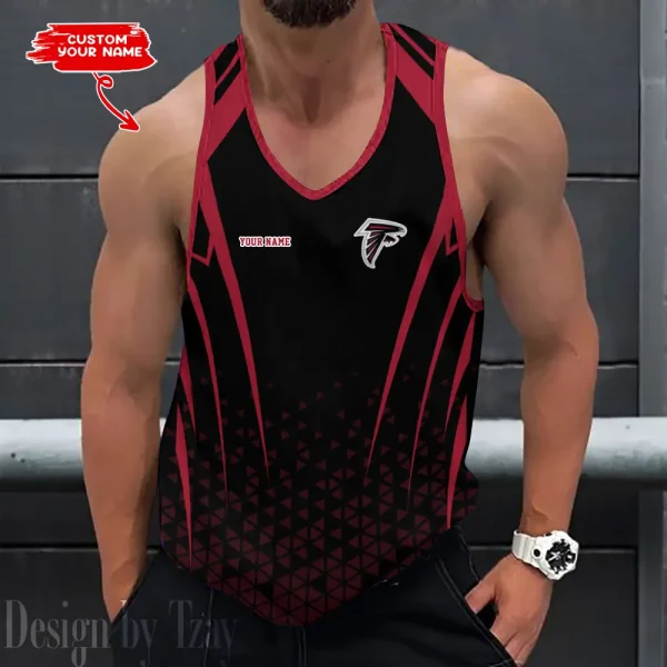 Atlanta Falcons 3D Printed Sleeveless Sport Tank Top Shirt New Style 2025 AZTTS130