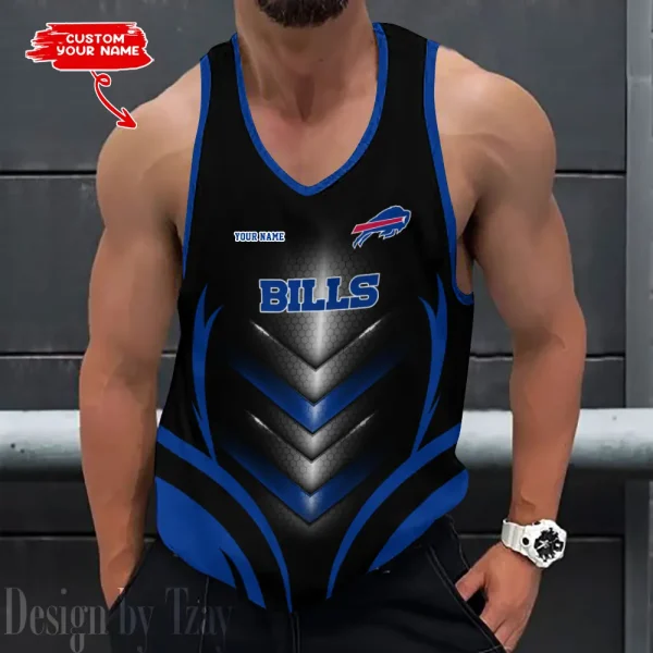 Buffalo Bills 3D Printed Sleeveless Sport Tank Top Shirt New Style 2025 AZTTS137
