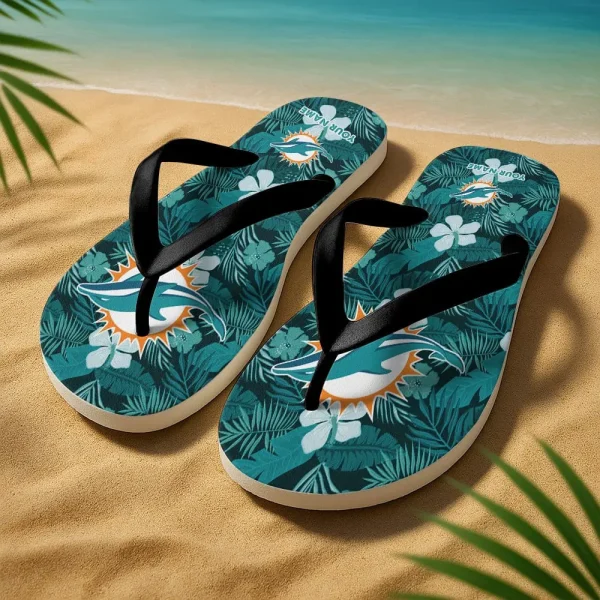 Miami Dolphins New Flip-Flop Summer Pattern