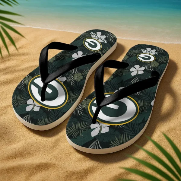 Green Bay Packers New Flip-Flop Summer Pattern