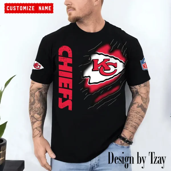 Kansas City Chiefs Summer Fashion Casual T-Shirt Gift For Sport Fans AZTS1055