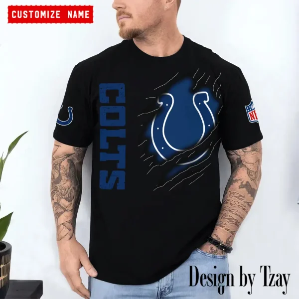 Indianapolis Colts Summer Fashion Casual T-Shirt Gift For Sport Fans AZTS1057