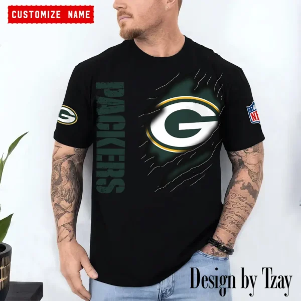 Green Bay Packers Summer Fashion Casual T-Shirt Gift For Sport Fans AZTS1059