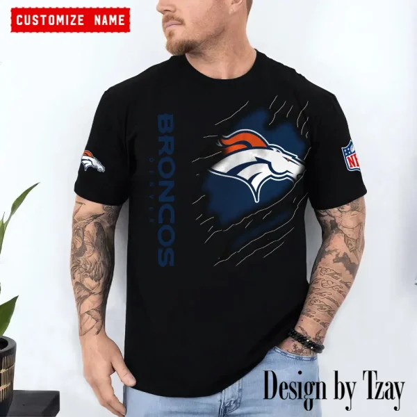 Denver Broncos Summer Fashion Casual T-Shirt Gift For Sport Fans AZTS1061