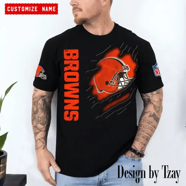Cleveland Browns Summer Fashion Casual T-Shirt Gift For Sport Fans AZTS1063