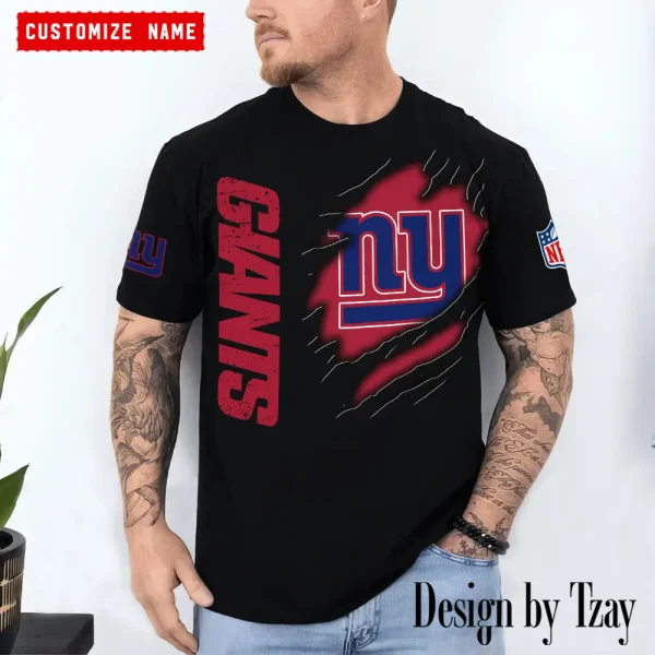 New York Giants Summer Fashion Casual T-Shirt Gift For Sport Fans AZTS1066